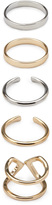 Thumbnail for your product : Forever 21 Geo Cutout Ring Set