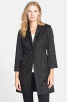 Thumbnail for your product : Eileen Fisher Embroidered Dots Silk Coat (Regular & Petite)