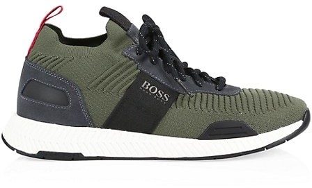 HUGO BOSS Titanium Running Knit Sneakers ShopStyle