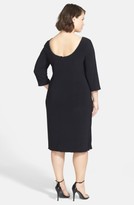 Thumbnail for your product : Alex Evenings Plus Size Women's Scoop Back Ruched Matte Jersey Dress