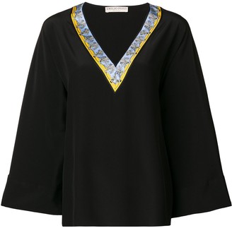 Emilio Pucci Black Kimono Sleeve Tunic