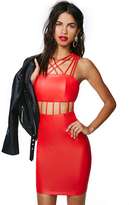 Thumbnail for your product : Nasty Gal Nicole Faux Leather Dress