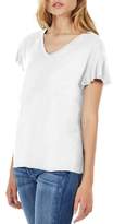 Thumbnail for your product : Michael Stars Ruffle Sleeve V-Neck Tee