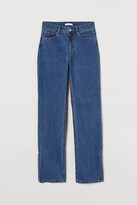 Thumbnail for your product : H&M Straight High Split Jeans