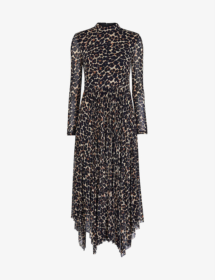 Mesh Leopard Print Dress | Shop the world's largest collection of fashion |  ShopStyle