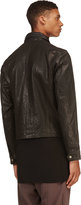 Thumbnail for your product : Diesel Black Washed Leather L-Bunmi Jacket