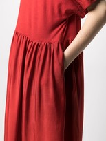 Thumbnail for your product : UMA WANG Short-Sleeve Pleat-Detail Dress