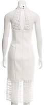 Thumbnail for your product : Nicholas Lace-Accented Sheath Dress