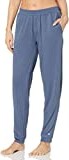 Hue Women's Solid French Terry Cuffed Long Lounge Pant with Pockets