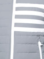 Thumbnail for your product : Thom Browne Downfilled Funnel Collar Ski Vest With 4-Bar Stripe In Matte Nylon Poplin