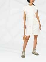 Thumbnail for your product : Vince Tied Waist Mini Dress