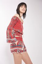 Thumbnail for your product : Band of Gypsies Pom pom trim shorts