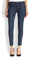 Thumbnail for your product : Current/Elliott Soho Stiletto Coated Zip Skinny Jeans