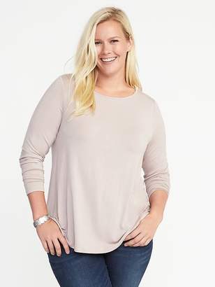 Old Navy Plus-Size Boat-Neck Swing Tee
