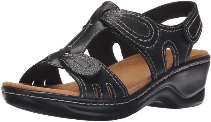 clarks lexi walnut leather sandals