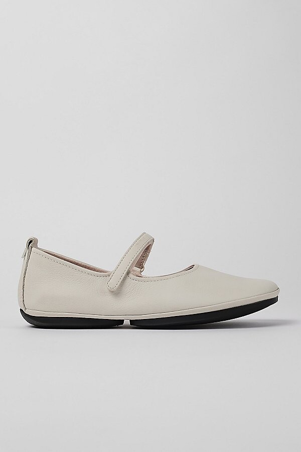 Camper Right Leather Ballet Flat in White