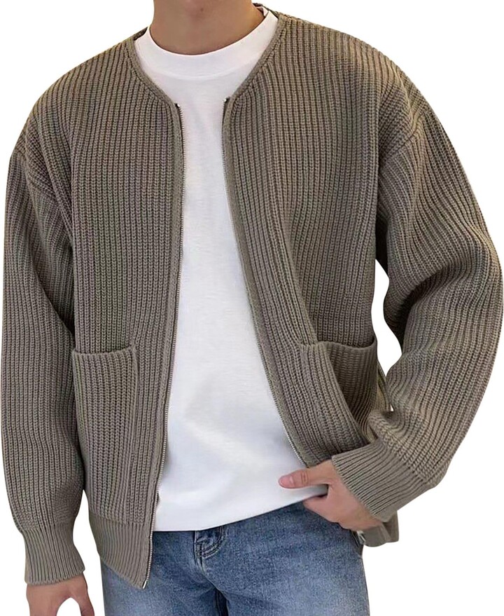 Xs Mens Shawl Collar Sweater