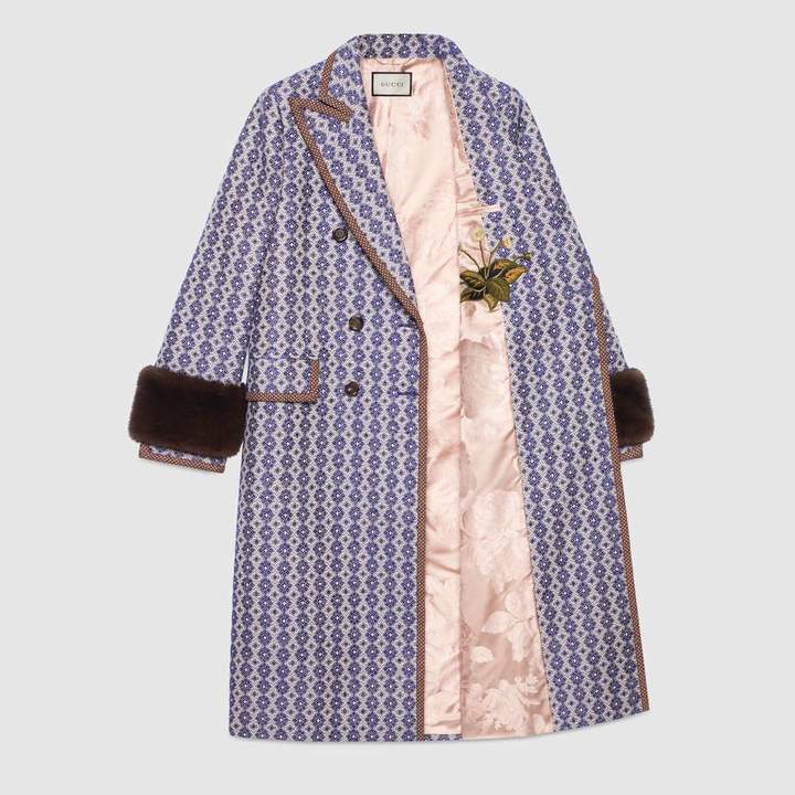 Gucci Vintage argyle coat - ShopStyle