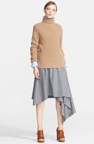 Thumbnail for your product : Michael Kors Asymmetrical Hem Tropical Wool Skirt