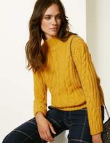 Thumbnail for your product : Marks and Spencer Cable Knit Funnel Neck Jumper