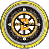 Thumbnail for your product : NHL Boston Bruins Chrome Double-Ring Neon Wall Clock