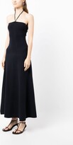 Thumbnail for your product : Extreme Cashmere Diana rib-knit halterneck dress