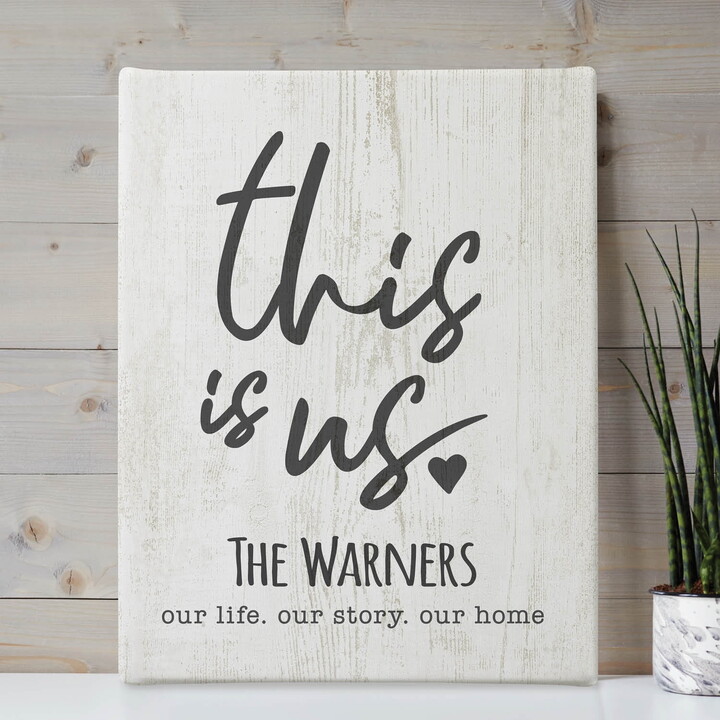 Personalized Planet This Is Us Personalized 11x14 Canvas