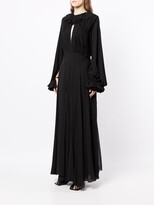 Thumbnail for your product : KHAITE Marla silk floor-length dress