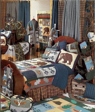 Loon Peak Quilted Cabin Quilt, Real Patchwork, Piecing Of Parts,  Traditional Hand Quilted, Matching Shams And Pillows Available - ShopStyle