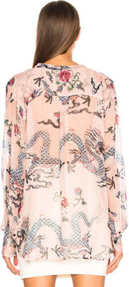 Isabel Marant Daws Top in Light Pink | FWRD