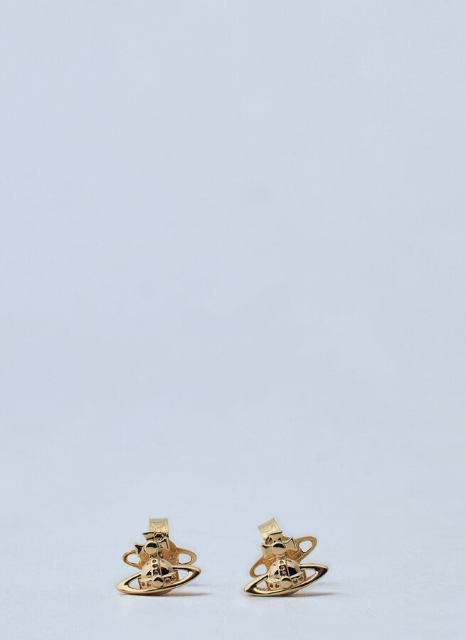 Vivienne Westwood Lorelei Stud Earrings - Man Jewellery Gold One Size