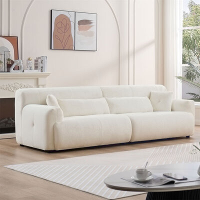 Hokku Designs Rachelanne 111.81'' Charles Of London Sofa