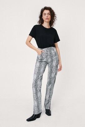 Snake Print Jeans | Shop the world's largest collection of fashion |  ShopStyle UK