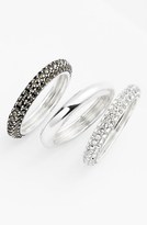 Thumbnail for your product : Judith Jack 'Graduate' Stack Rings (Set of 3)