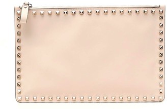 valentino rockstud clutch sale