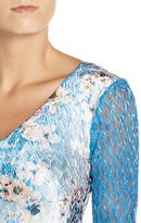 Thumbnail for your product : Komarov Women's Floral Print Lace & Charmeuse A-Line Dress