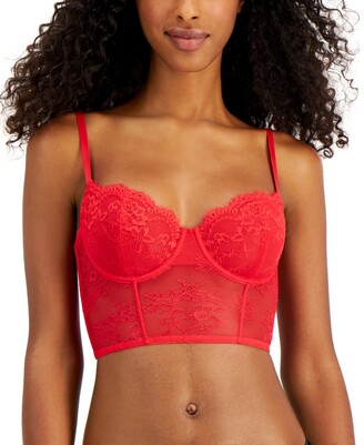 INC International Concepts Women's Lace Bustier Lingerie, Created for Macy's  - ShopStyle