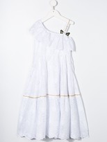 Thumbnail for your product : MonnaLisa Embroidered Flared Dress