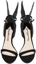 Thumbnail for your product : Sophia Webster Black Suede Evangeline Sandals