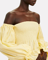 Thumbnail for your product : Sleeper Atlanta Linen Midi Dress