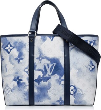 Louis Vuitton Navy Blue x Grey Encre Monogram Idylle Speedy