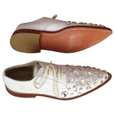 Thumbnail for your product : Comme des Garcons White Leather Lace ups