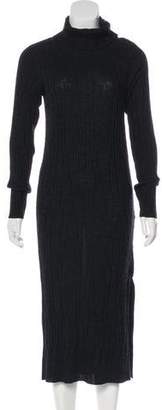 AllSaints Rib Knit Merino Wool Dress