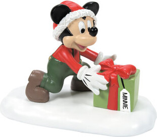 Department 56 Disney Village Minnie Will Love This Mickey' Mouse Figurine 2.5in H