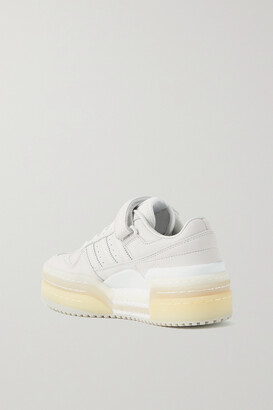 adidas Triple Platform Nubuck And Shell Sneakers - Off-white