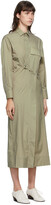 Thumbnail for your product : Markoo SSENSE Exclusive Khaki Snap Front Dress