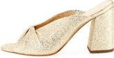 Thumbnail for your product : Loeffler Randall Laurel Crinkle Metallic Mule Sandal