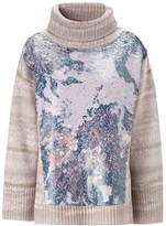 Thumbnail for your product : Antonio Marras Pink Sequinned Turtleneck