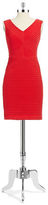 Thumbnail for your product : Calvin Klein Textured V Neck Dress