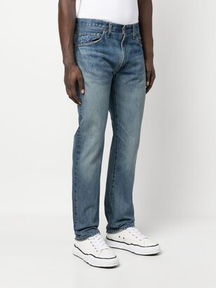 Levi's Straight-Leg Stonewashed Jeans